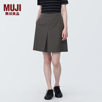 無印良品 MUJI（無印良品 ） 女式 聚酯纤维 抽褶宽版 短裤 裤子女款休闲裤BE1RRC4S
