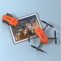 Feimi 飞米 FMWRJ04A7 性能版 可折叠 四轴无人机 白色