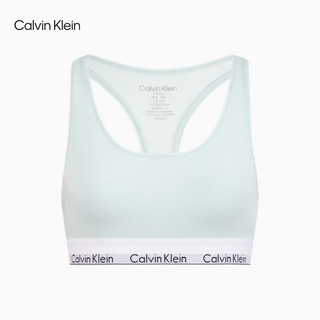 Calvin Klein内衣【摩登引力带】女士ck无钢圈轻运动工字美背文胸QF3785AD LKW-海盐蓝 S