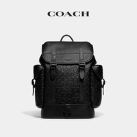 COACH/蔻驰男士经典标志皮革HITCH双肩包旅行背包大容量户外休闲