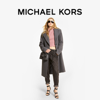 MICHAEL KORS 女士羊毛长款毛呢大衣外套
