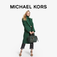 Michael Kors女士羊毛混纺长款毛呢大衣外套