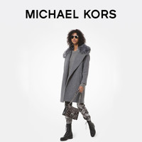 MICHAEL KORS 女士中长款羊毛廓形毛呢大衣外套