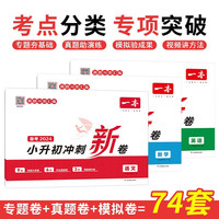 2024一本冲刺小升初三步分类练真题人教版小学升初中冲刺新卷语文数学英语名校冲刺历年真题试卷小升初六年级总复习 小升初冲刺新卷 一本 【全套3本】语文+数学+英语