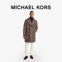 MICHAEL KORS 男士中长款羊毛翻领大衣外套