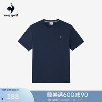 乐卡克(Le coq sportif)【新品】乐卡克法国公鸡2024夏季新款男士短袖T恤 L242MCNA0320