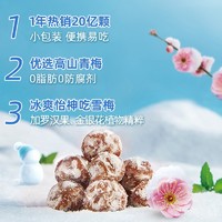 88VIP：LIUM 溜溜梅 雪梅160g*2袋办公室小吃休闲零食青梅话梅西梅