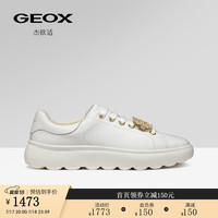 GEOX杰欧适女鞋2024秋季小白鞋休闲鞋SPHERICA EC4.1 D46TCF