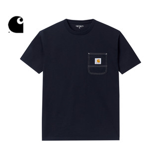carhartt WIP 短袖T恤男装春季经典LOGO标签车缝线口袋卡哈特