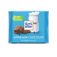 Ritter SPORT 瑞特滋（RITTER SPORT）德国进口榛子果仁牛奶巧克力巧可可脂黑巧克力