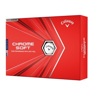 卡拉威（Callaway）高尔夫球年CHROME SOFT石墨烯巡回赛四层球 四层球