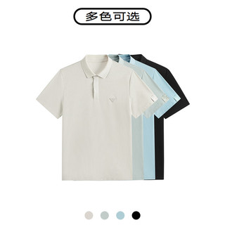 GXG男装 速干商务polo衫男士小标polo 24夏季 灰绿色 195/XXXXL