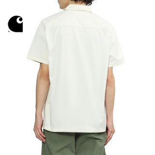 Carhartt WIP衬衫男装夏季经典LOGO标签口袋工装短袖027580M