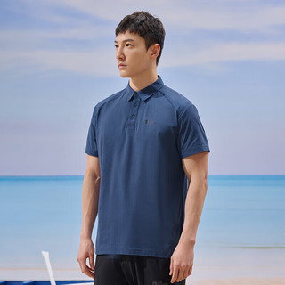 Jack Wolfskin狼爪polo衫男春夏吸湿快干短袖t恤运动上衣5823331 晚空蓝 3XL 1292晚空蓝(男) 3XL/185/112A