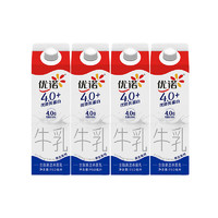 88VIP：yoplait 优诺 4.0+ 鲜牛奶 950ml*4盒