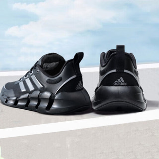 adidas 阿迪达斯 运动鞋男鞋女鞋2023春季新款CLIMACOOL清风跑步鞋情侣健身训练鞋 GX5583/黑武士 42