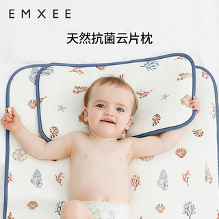 嫚熙（EMXEE）婴儿枕头儿新生宝宝冰丝枕儿童夏季透气云片枕 爱丽丝下午茶【无拉链款】 动物