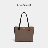 COACH 蔻驰 女士经典标志拼色WILLOW托特包