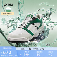 ASICS 亚瑟士 男鞋女鞋运动休闲鞋复古舒适潮流休闲鞋 GEL-FUSE 米白色/绿色 42