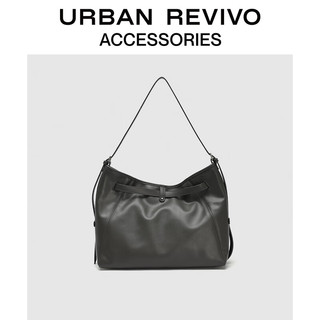 URBAN REVIVO2024秋季女士简约通勤单肩斜挎包UAWB40359 冷灰