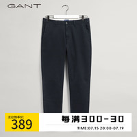 GANT 甘特春季男士经典时尚气质易搭通勤舒适休闲裤长裤|1500190 405海军蓝色 32/32