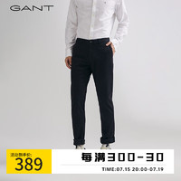 GANT 甘特春季男士经典时尚气质易搭通勤舒适休闲裤长裤|1500190 19乌木黑 29/32