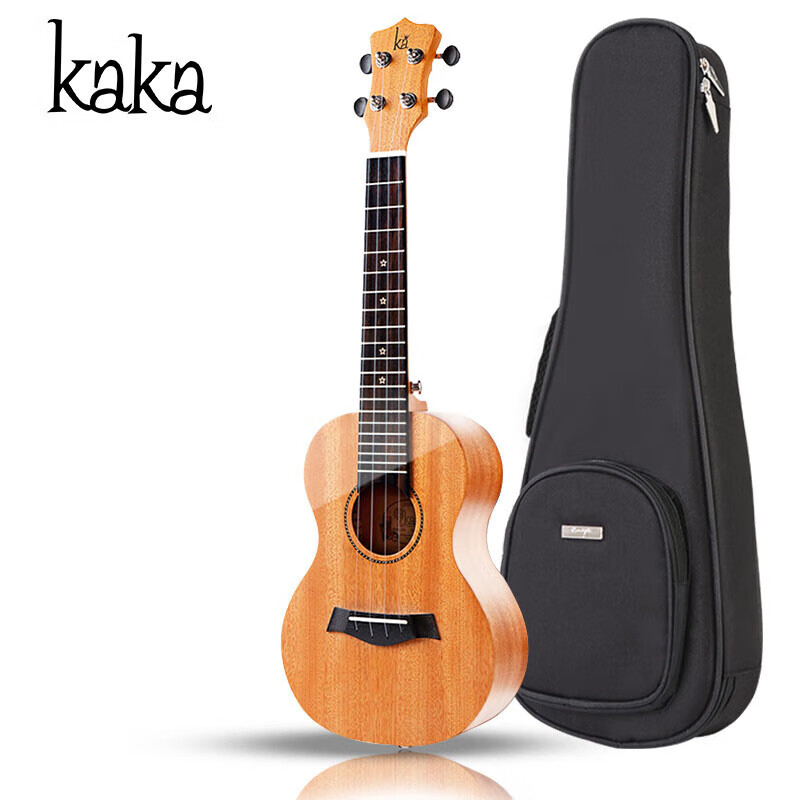 kakaKUC-25D尤克里里乌克丽丽ukulele单板桃花心木23英寸电箱款 单板桃花芯电箱23英寸