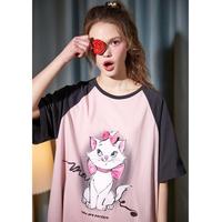 【玛丽猫系列】睡裙女夏季棉质舒适亲肤柔软休闲女家居睡裙可外穿