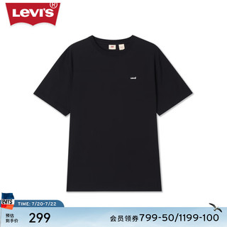 Levi's 李维斯 24年夏季新款 LOGO短袖T恤 001AN-0001 XL