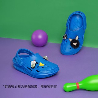 crocs 卡骆驰 儿童电波洞洞鞋