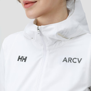 HELLY HANSEN, HH海丽汉森hh24夏UPF100+弹力舒适透气针梭织拼接防晒衣 白色-女 XL