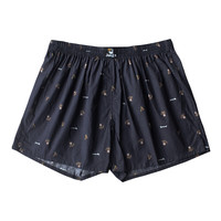 Jungle 丛林日记 阿罗裤内裤男生纯棉宽松舒适透气平四角大睡觉短裤衩家居男士内裤