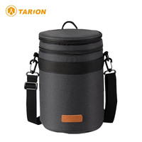TARION 图玲珑 镜头筒多功能镜头包系带款腰包适用佳能尼康索尼相机包 XL-有肩带