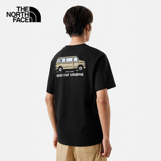 THE NORTH FACE北面24春夏户外男士休闲透气快干纯色短袖t恤88GH JK31 XXXL