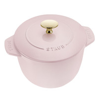 staub 珐宝 1030213 炖锅(16cm、1.5L、铸铁、慕斯玫瑰粉)