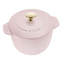 staub 珐宝 1030213 珐琅铸铁锅 16cm 慕斯玫瑰粉