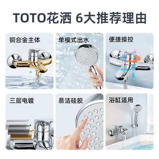 TOTO 东陶 DM362CFR 壁挂式简易手持花洒