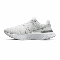 NIKE 耐克 ReactInfinityRunFK3低帮跑步鞋女款白灰色DD3024101