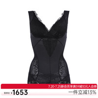 慕澜(ModelabByAimer)爱慕女士连裤塑身衣带杯轻度塑身塑腰收腹AD35921 黑色 155