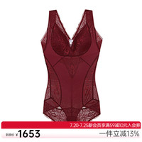 慕澜(ModelabByAimer)爱慕女士连裤塑身衣带杯轻度塑身塑腰收腹AD35921 酒红色 160