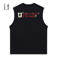 it UNDERGARDEN男女同款无袖圆领背心2024夏季休闲活力上衣