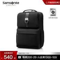 Samsonite新秀丽双肩包男时尚大容量背包商务通勤轻便电脑包NW5