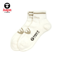 Aape配饰猿颜图案提花休闲潮流短袜5274XXM