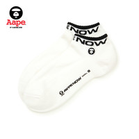 Aape配饰猿颜字母提花针织短袜5136XXK