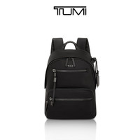 TUMI/途明Voyageur女士双肩背包日常休闲尼龙双肩包 黑色拼烟枪色/0196603DGM