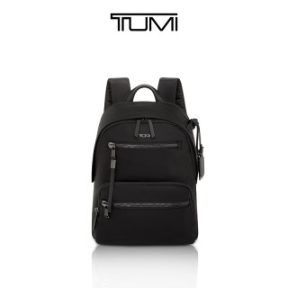 TUMI 途明 Voyageur女士双肩背包日常休闲尼龙双肩包 黑色拼烟枪色/0196603DGM