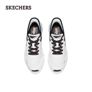 斯凯奇（Skechers）闪穿鞋|2024男女同款运动鞋休闲232922 白色/多彩色/WMLT 45.5