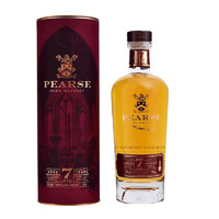 PEARSE 皮尔斯 酿酒师之选7年43°威士忌 爱尔兰原瓶进口威士忌700ml 单支装