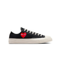 CONVERSE 匡威 PLAY CDG Chuck 70 中性运动帆布鞋 A08804C 黑色 36.5