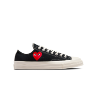 CONVERSE 匡威 PLAY CDG Chuck 70 中性运动帆布鞋 A08804C 黑色 45